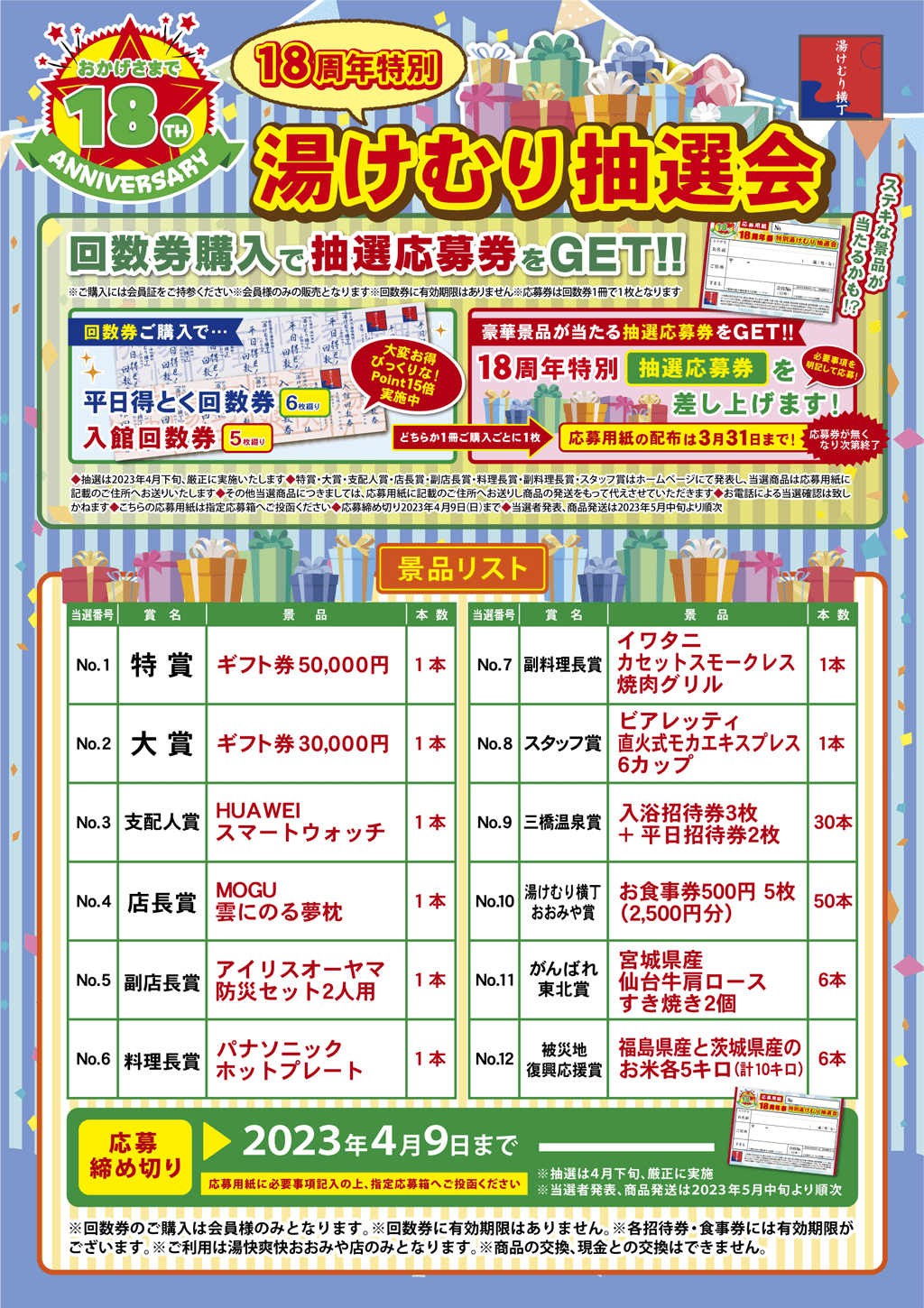 湯けむり温泉 ゆー遊 招待券4枚 - 施設利用券